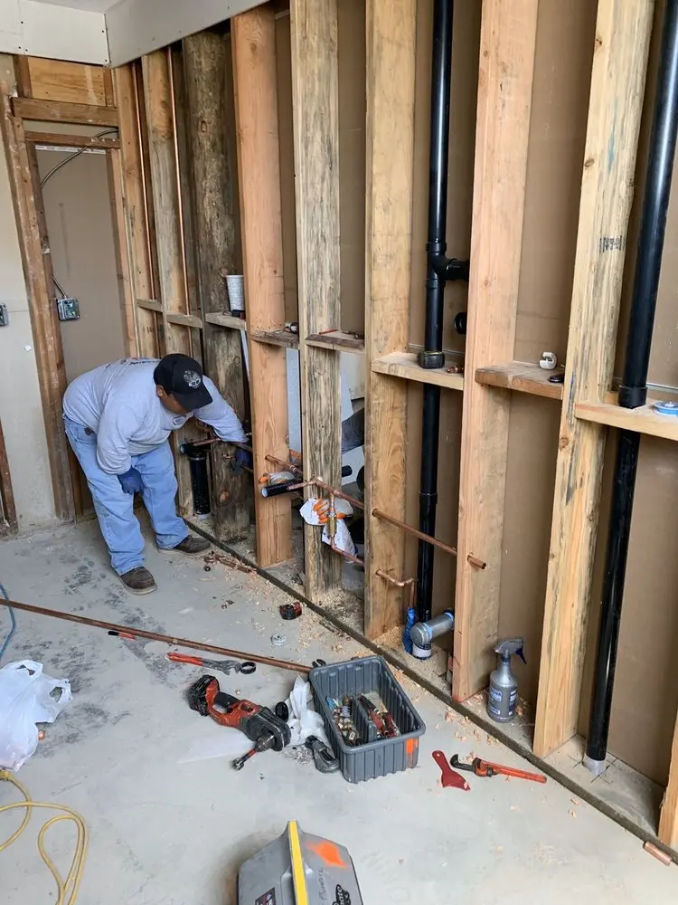 Commercial rough-in plumbing for Water Heater Replacement in Meadow Oaks Haltom